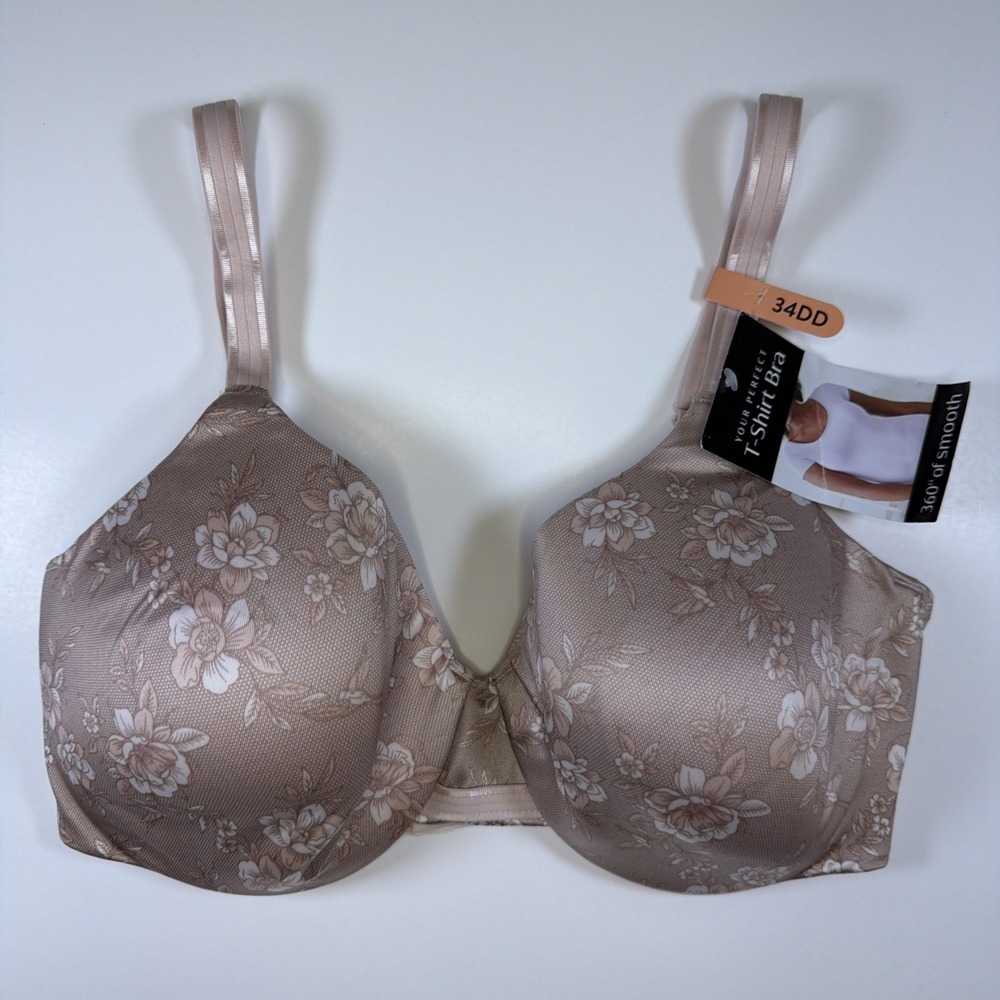Bali One Smooth U Smoothing and Concealing Underwire Bra Style DF3W11 Size 34DD